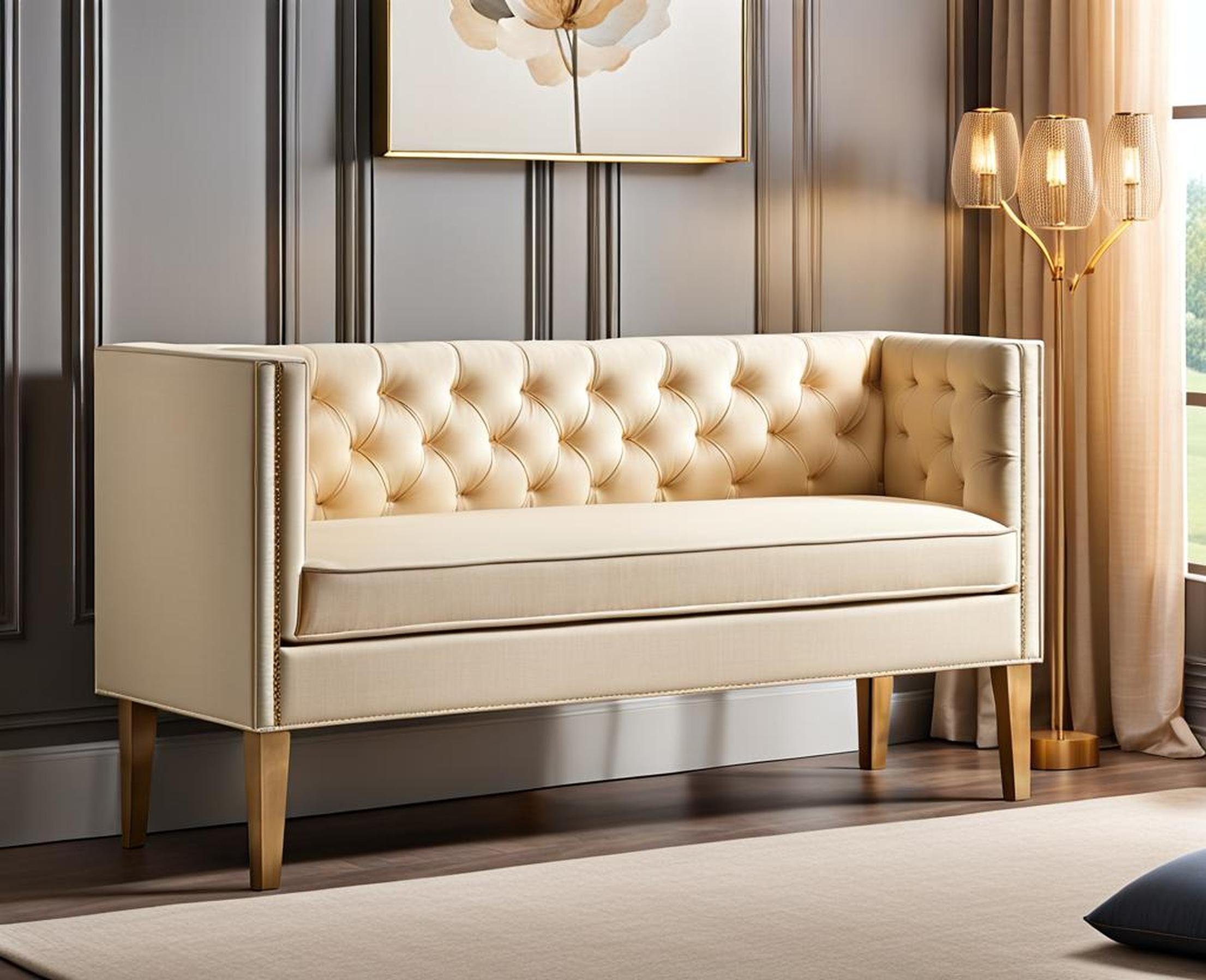 Cream Bench Transforms Your Bedroom Into A Stylish Sanctuary Corley