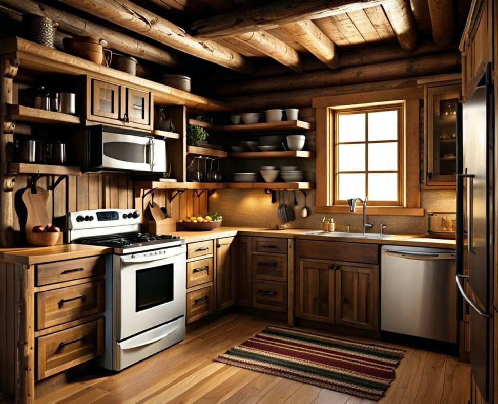 Smart Small Cabin Kitchen Ideas Big Rustic Style In Tiny Spaces