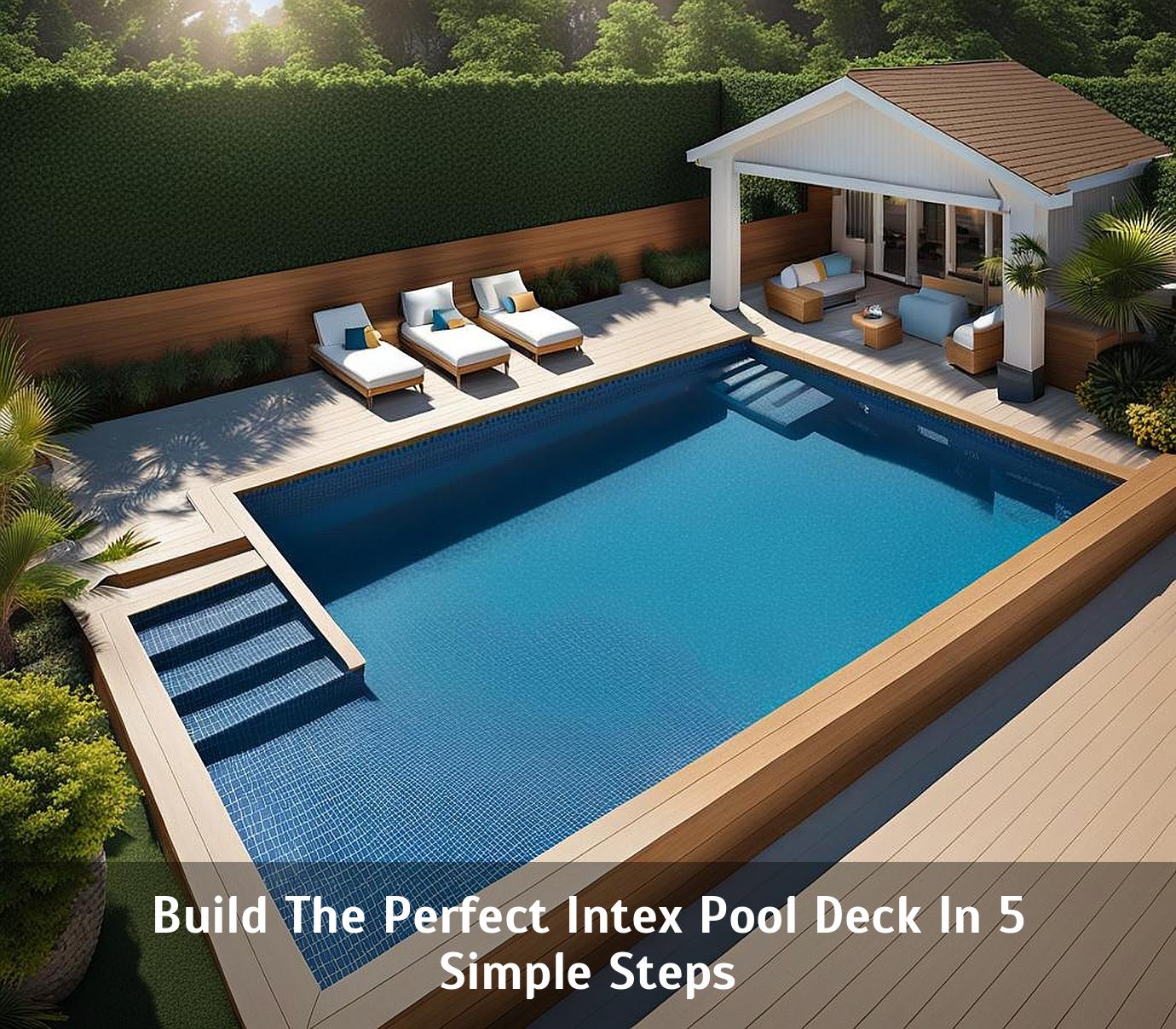 Build The Perfect Intex Pool Deck In Simple Steps Corley Designs