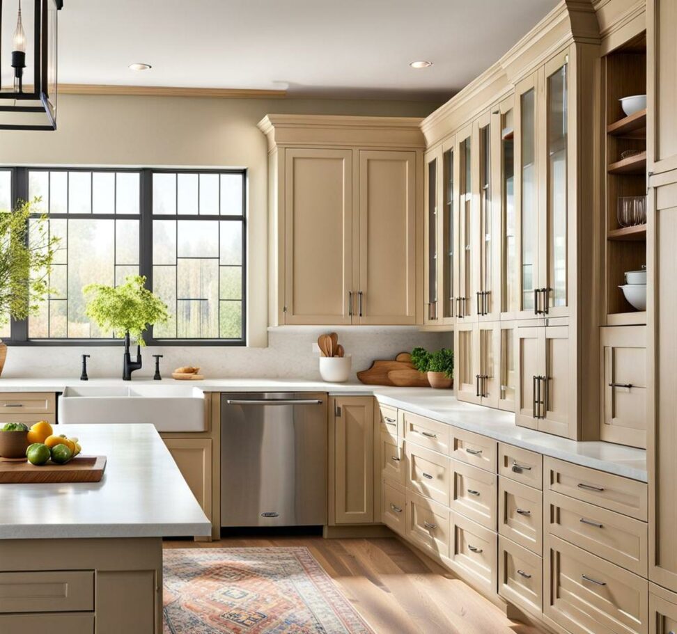 Refresh Your Kitchen With Accessible Beige Cabinets - Corley Designs