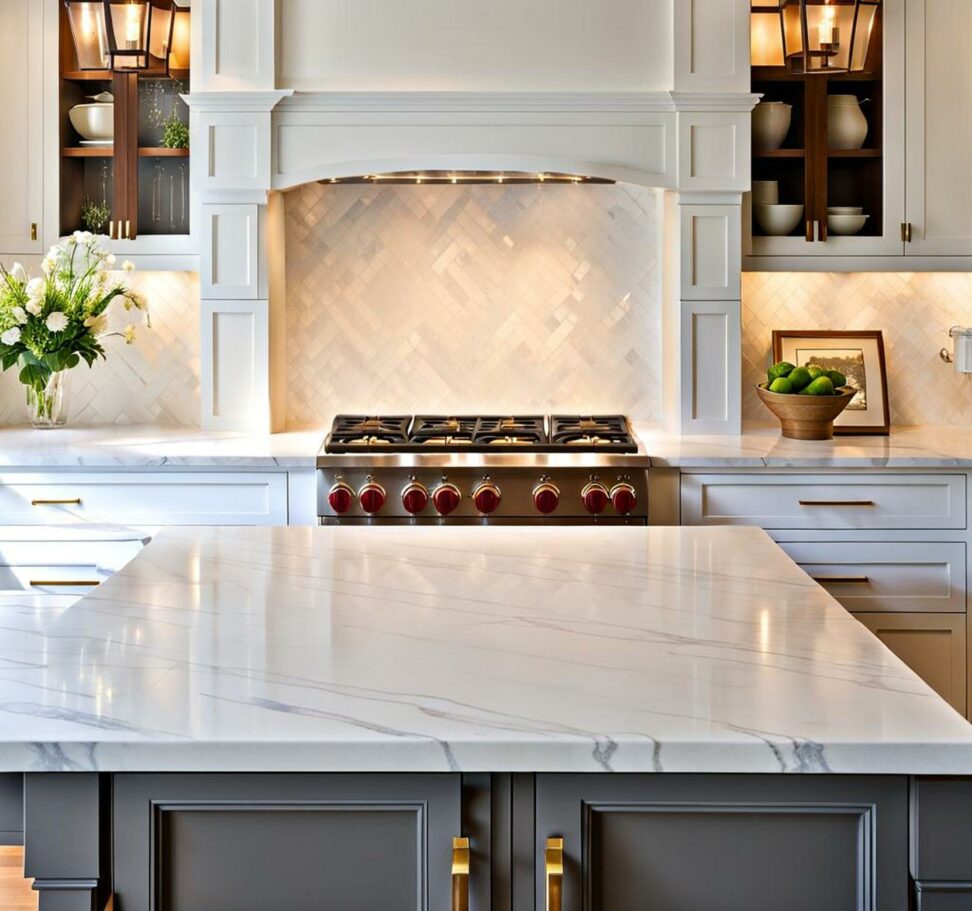 Backsplashes to Make Your White Quartz Countertops Shine - Corley Designs