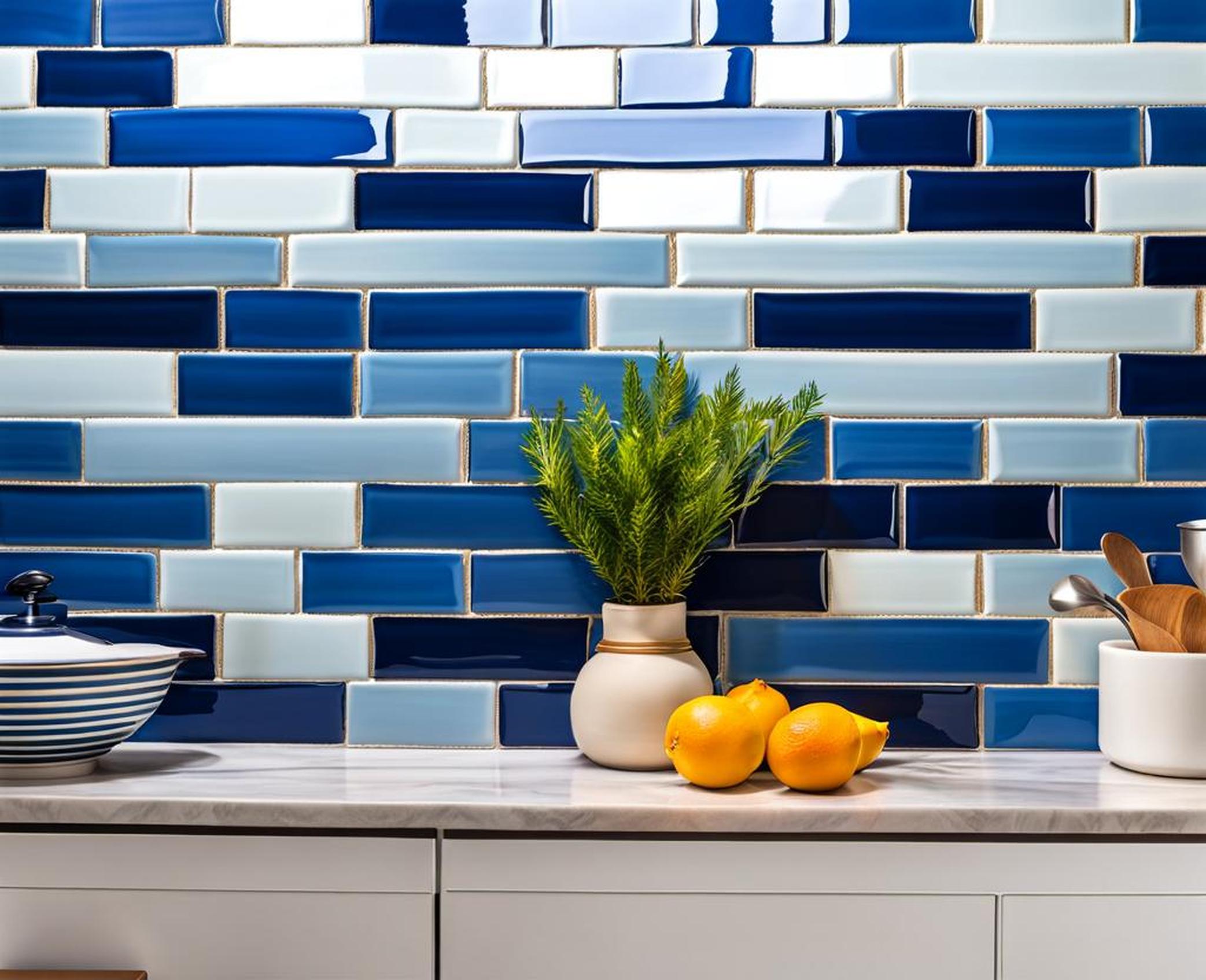 Choose Blue Picket Tiles for a Showstopping Backsplash - Corley Designs