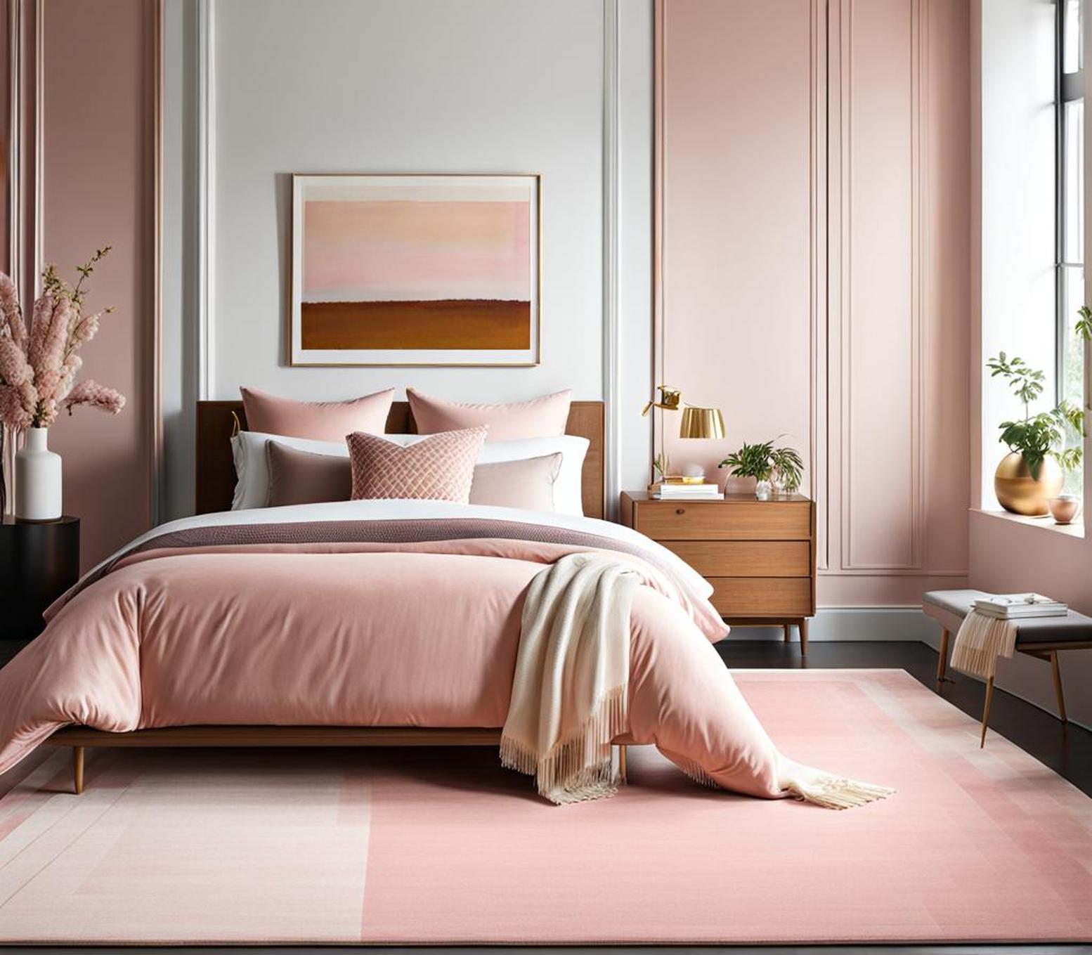 Top Tips for Styling Your Bedroom With Gorgeous Blush-Colored Rugs ...