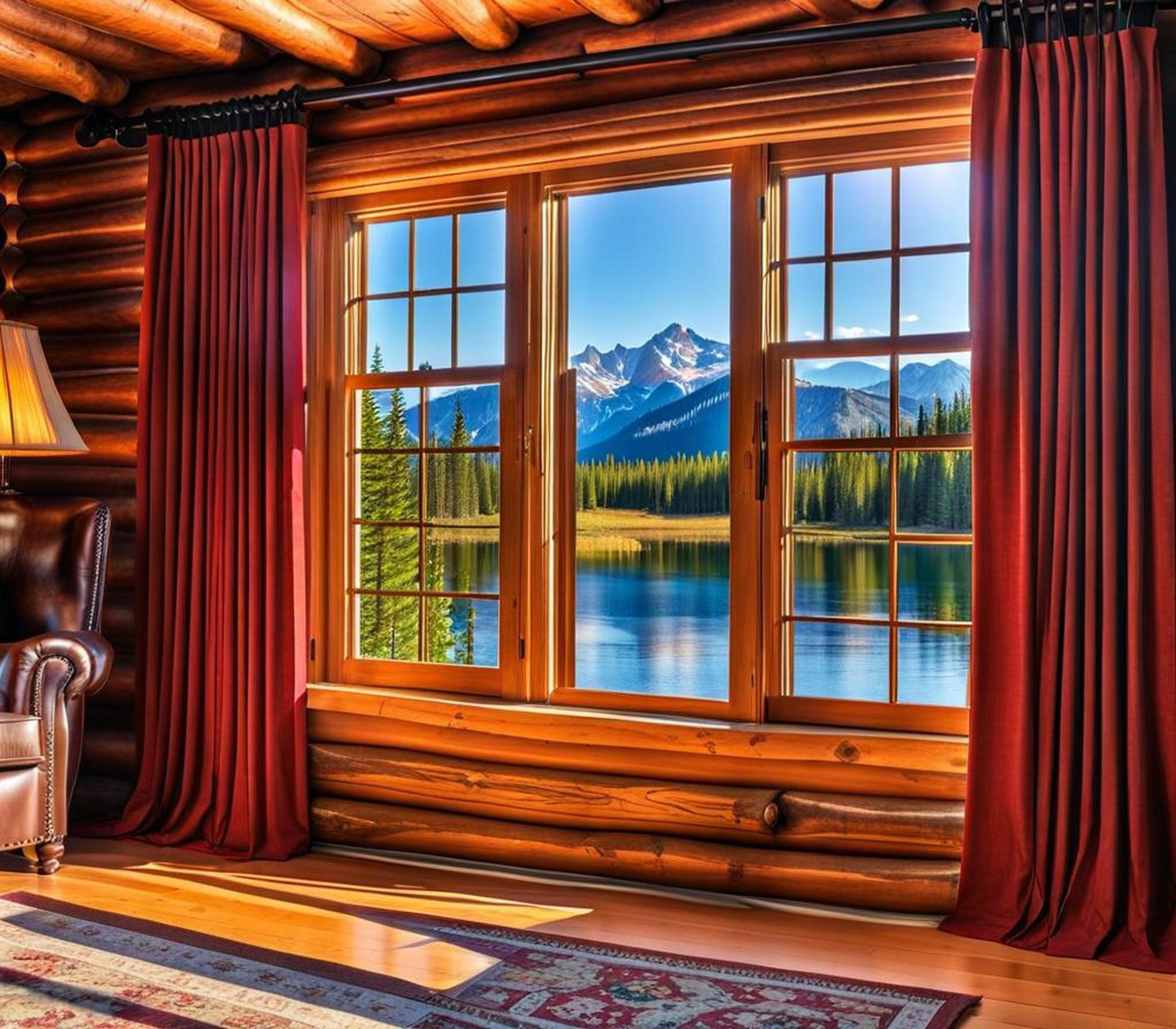 The Complete Guide to Perfect Curtains for Your Log Cabin - Corley Designs