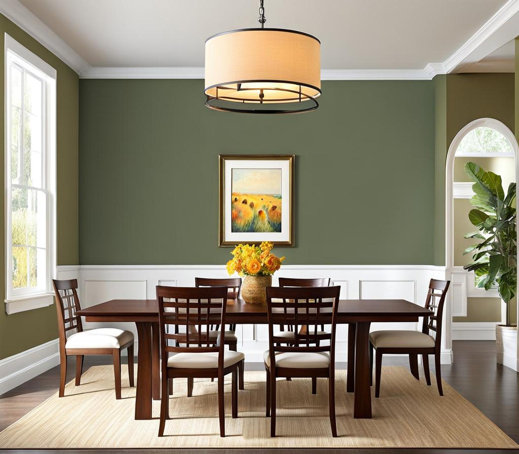 Boost Your Dining Room Style With Chair Rail Colors - Corley Designs