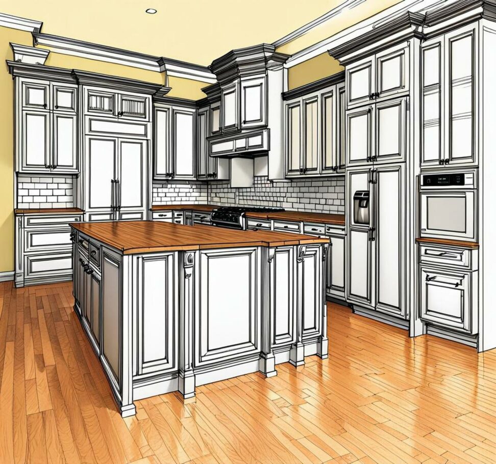 Quickly Master Kitchen Cabinet Drawings - Here's How - Corley Designs