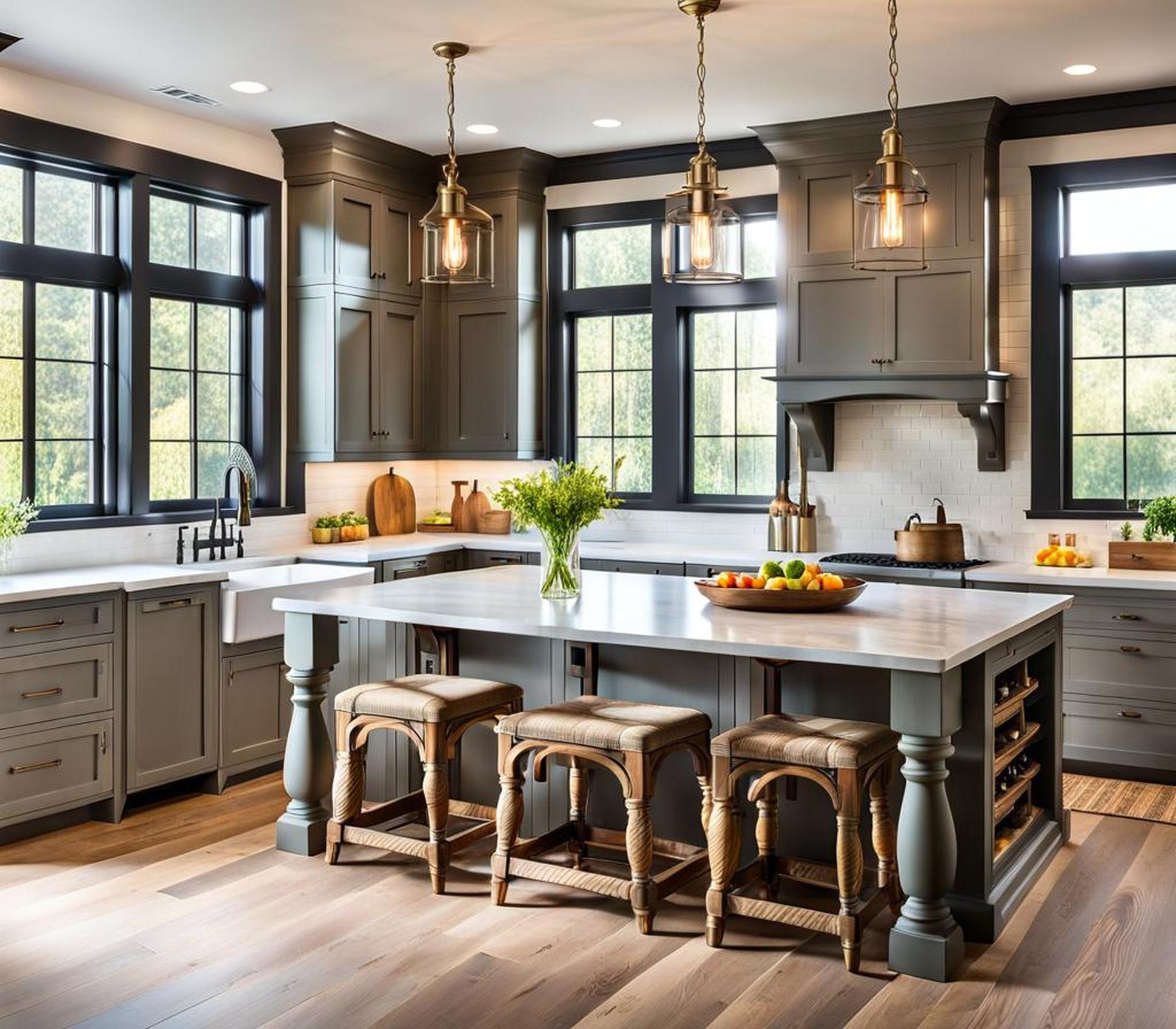 Kitchen Lighting Ideas to Highlight Your Farmhouse Cabinets and Details ...