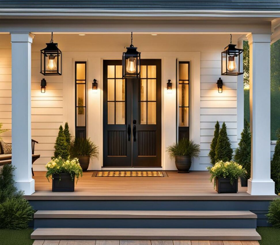 Bring Farmhouse Charm to Your Front Porch with Hanging Lights - Corley ...