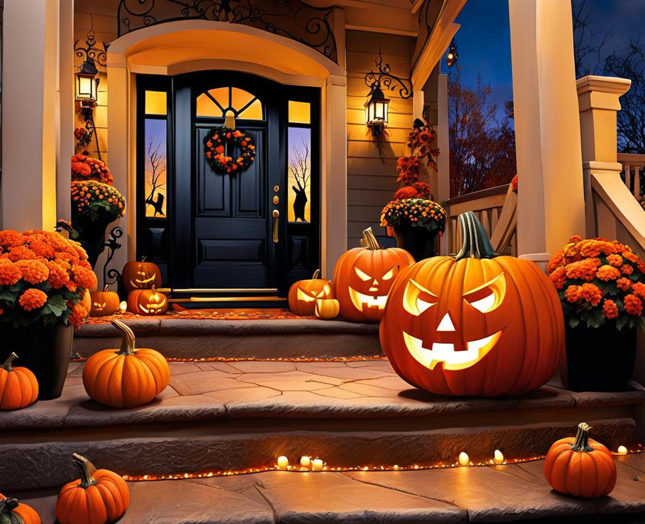 Experience Halloween Chills at Elaborately Decorated Houses - Corley ...