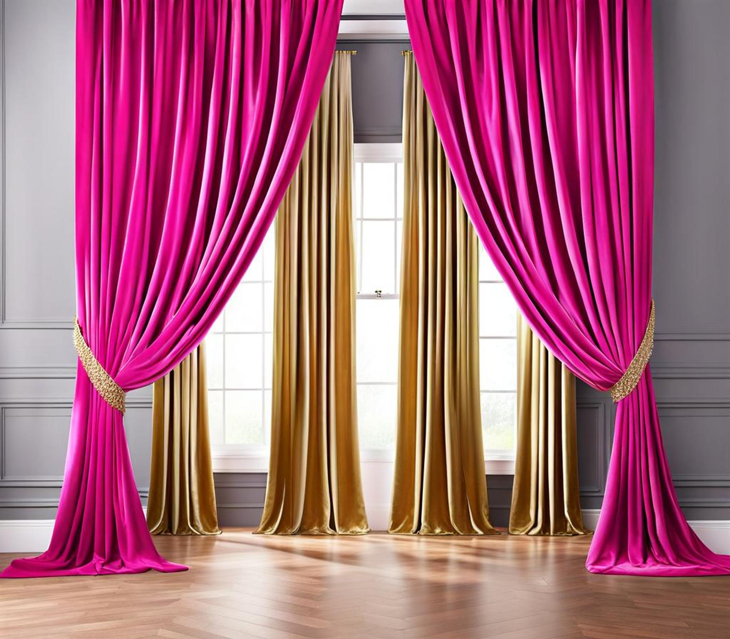 Amp Up Your Space with Plush and Provocative Hot Pink Velvet Curtains ...