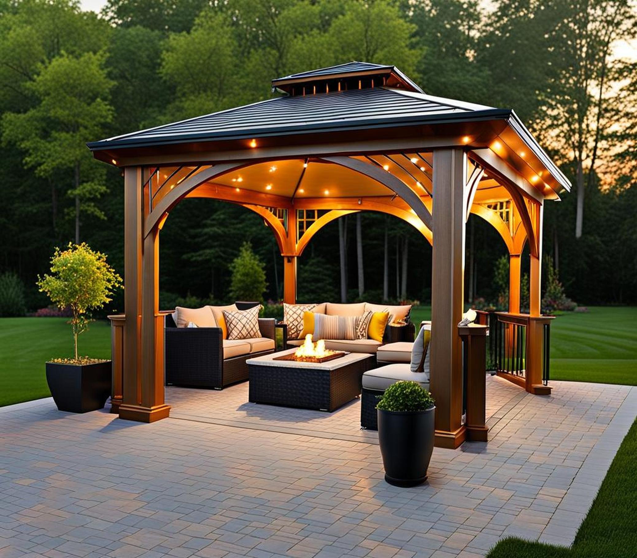 How To Put Gazebo On Pavers