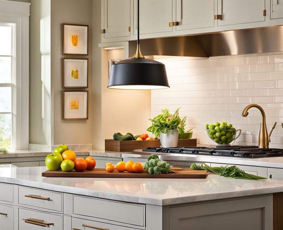 The Complete Guide to Styling and Positioning Lamps on Kitchen Counters ...