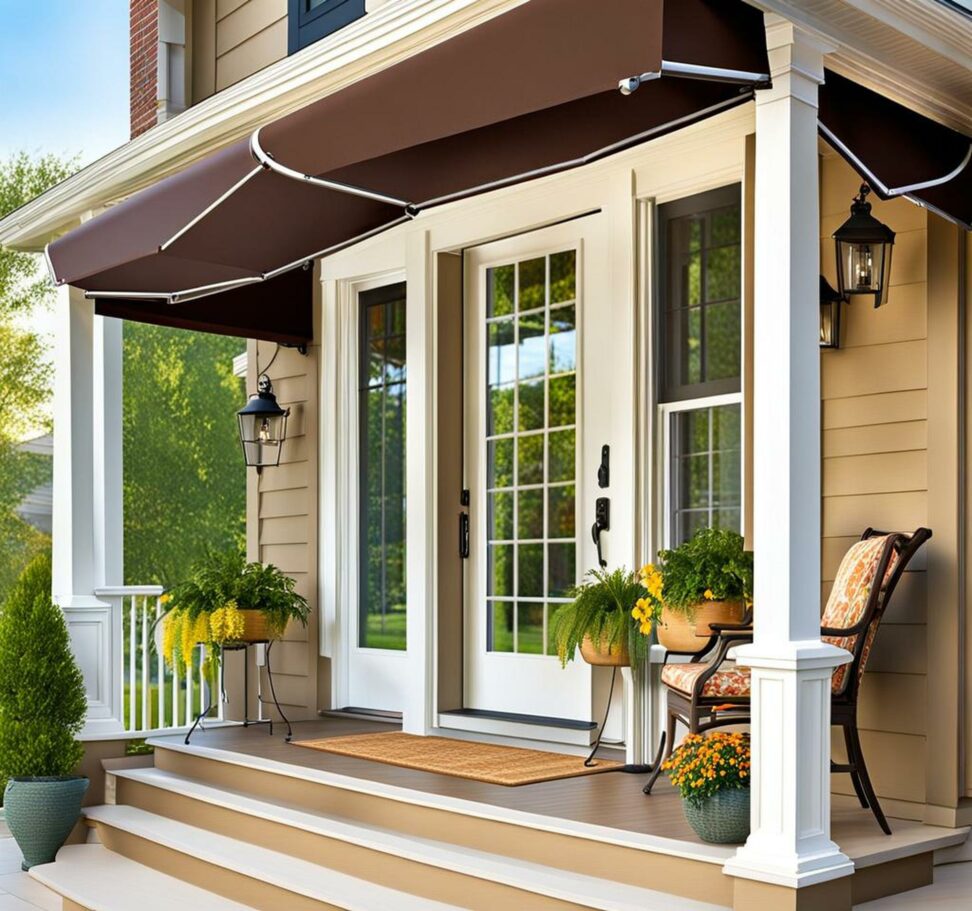 The Savvy Homeowner's Guide to Metal Front Porch Awnings - Corley Designs