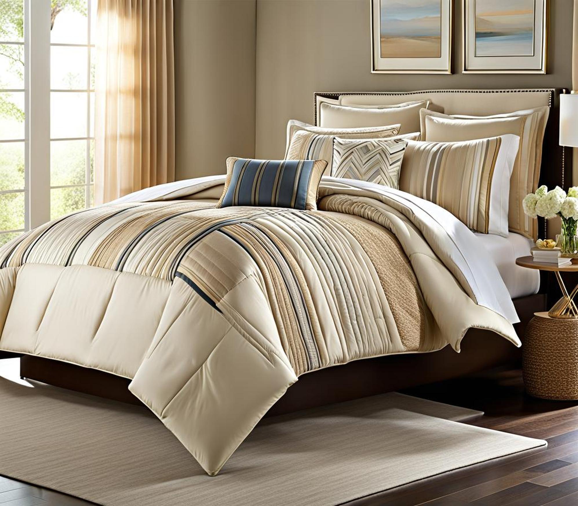 Find Your Bliss With Tranquil Neutral King Comforter Sets - Corley Designs