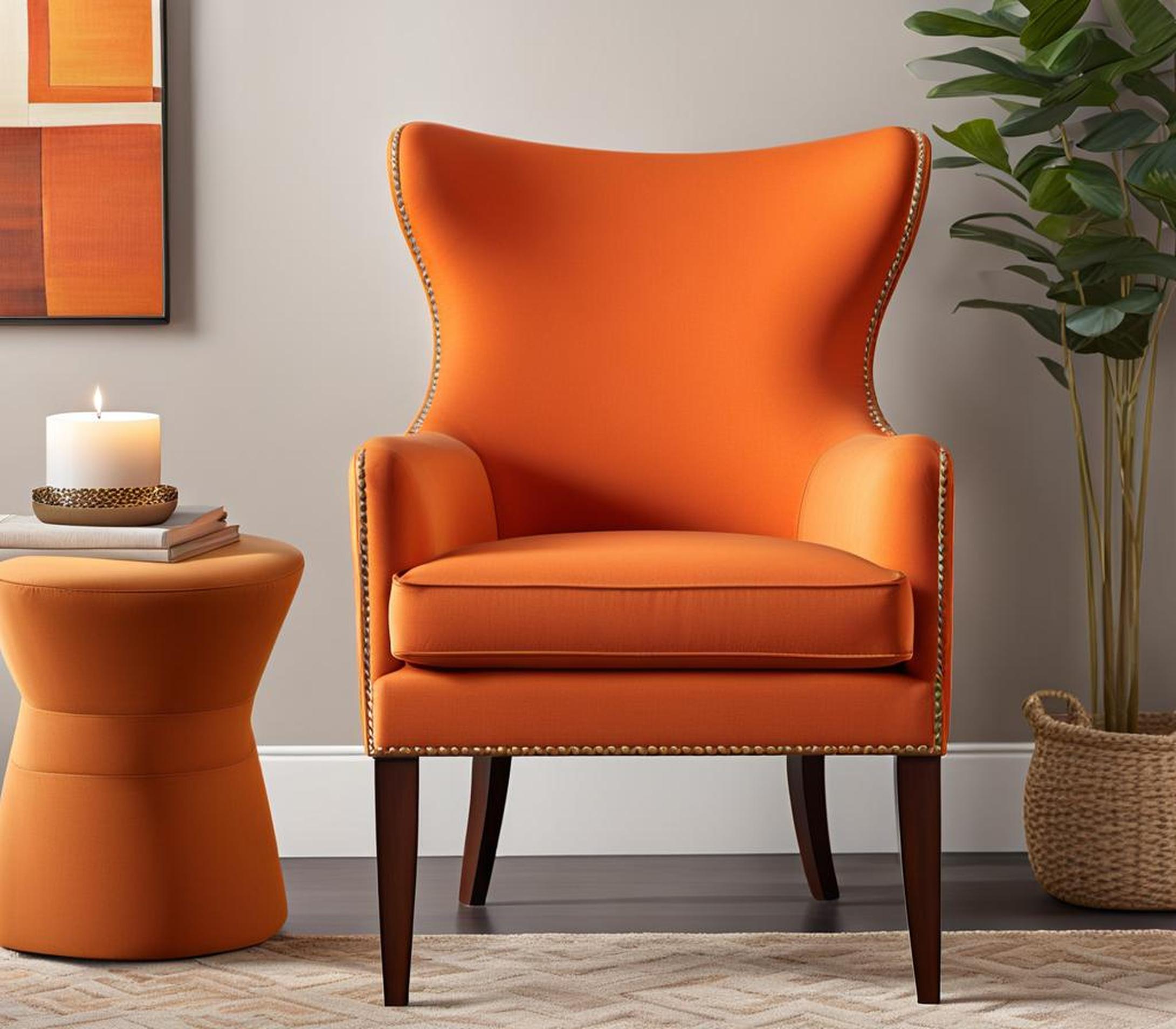 Liven Up Your Living Room Decor with Brilliant Orange Accent Chairs ...