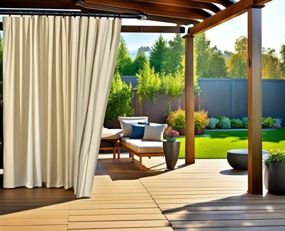 DIY Curtain Rods Give Your Patio Privacy and Personality Fast - Corley ...