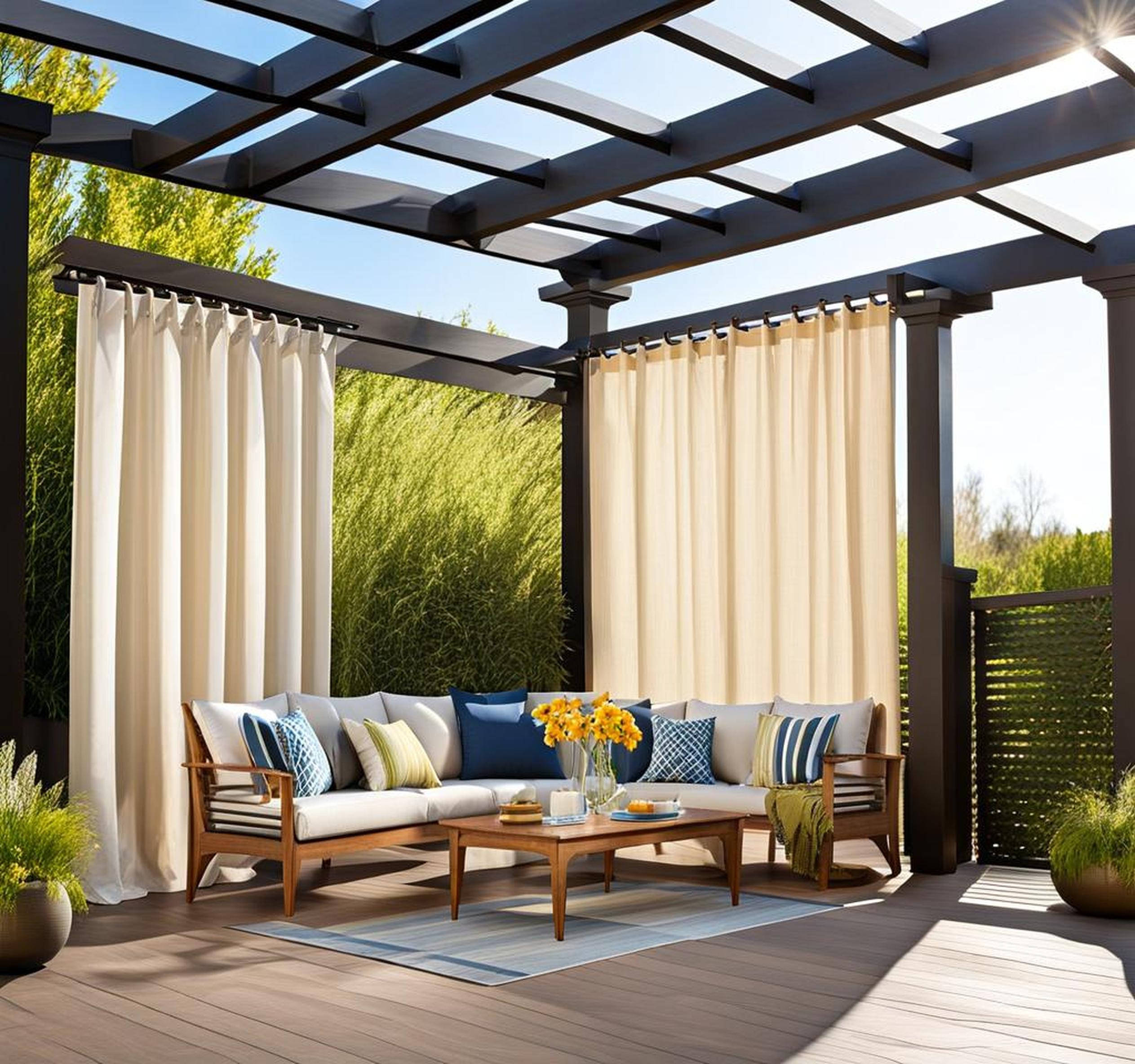 10 Tips for Measuring and Hanging Pergola Curtains Outdoors - Corley ...