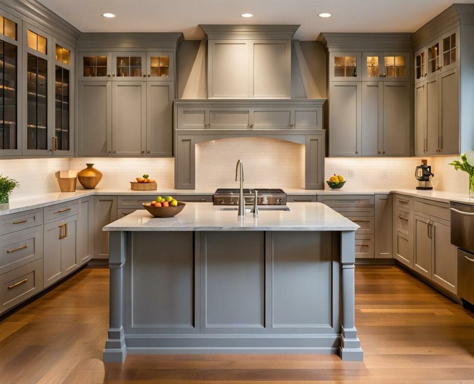 The Subtle Magic of Revere Pewter Kitchen Cabinets - Corley Designs