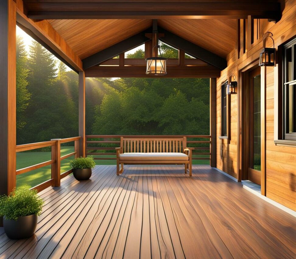 Create a Rustic Retreat with a Timber Framed Front Porch - Corley Designs