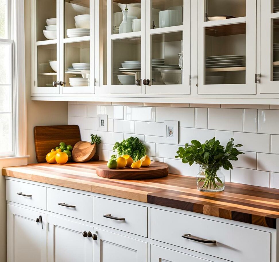 The Complete Guide to Styling White Cabinets and Butcher Block ...