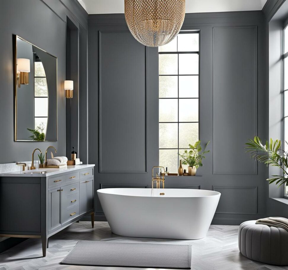 Top Relaxing Gray Paint Shades For a Bathroom Retreat - Corley Designs