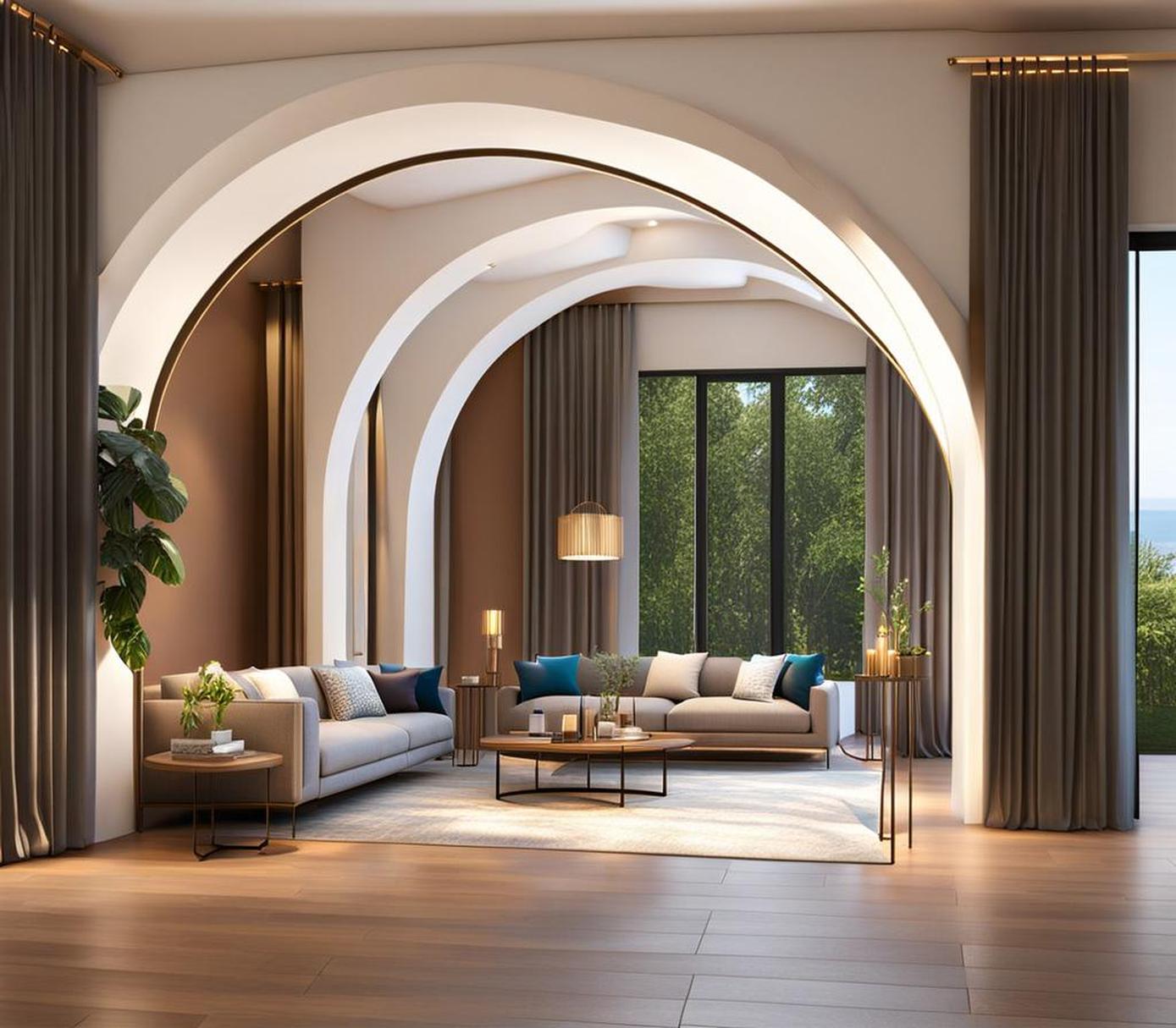 Boost Living Room Sophistication With Archway Decor - Corley Designs