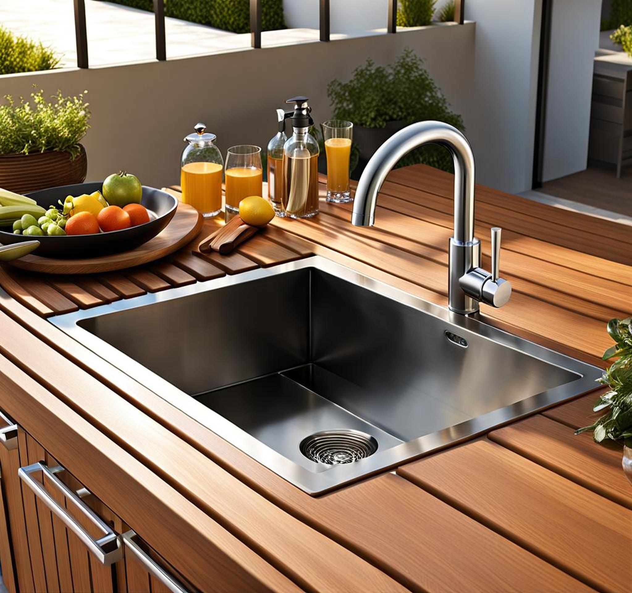 Find Your Perfect Sized Outdoor Kitchen Sink Station - Corley Designs