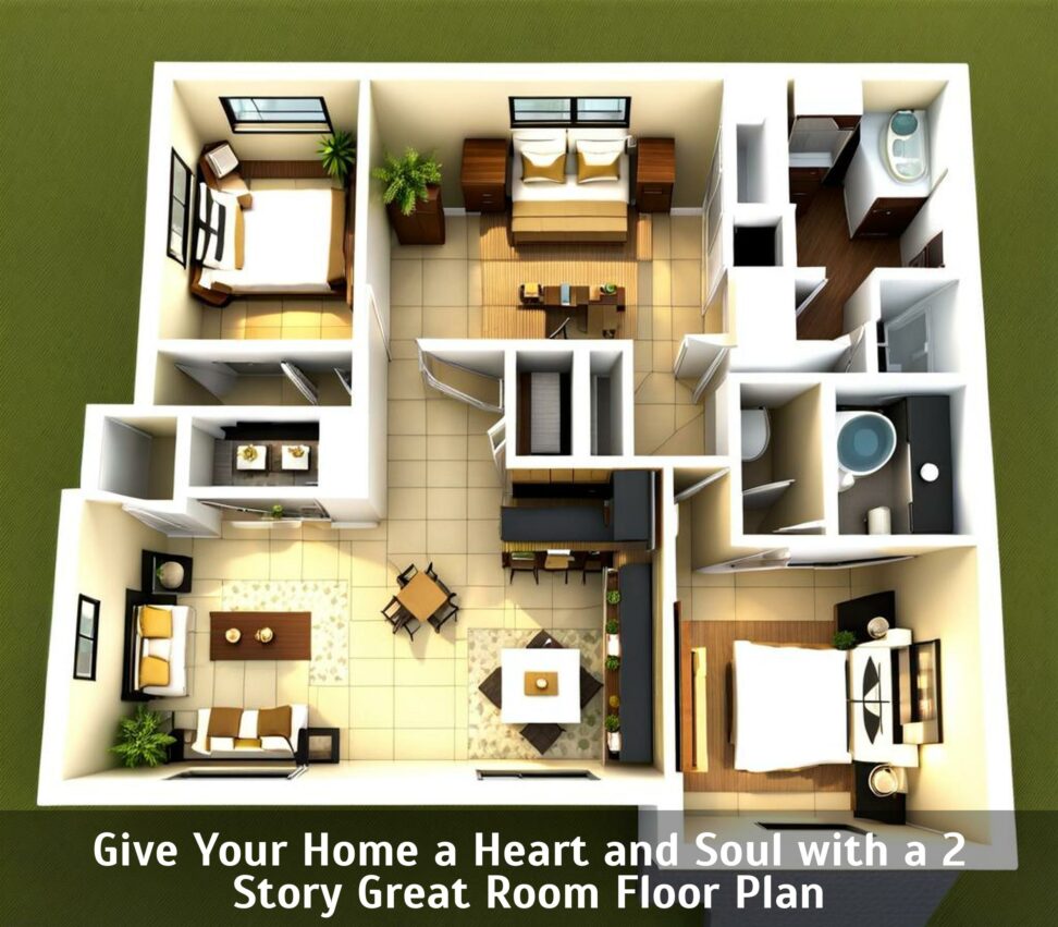 Give Your Home a Heart and Soul with a 2 Story Great Room Floor Plan ...