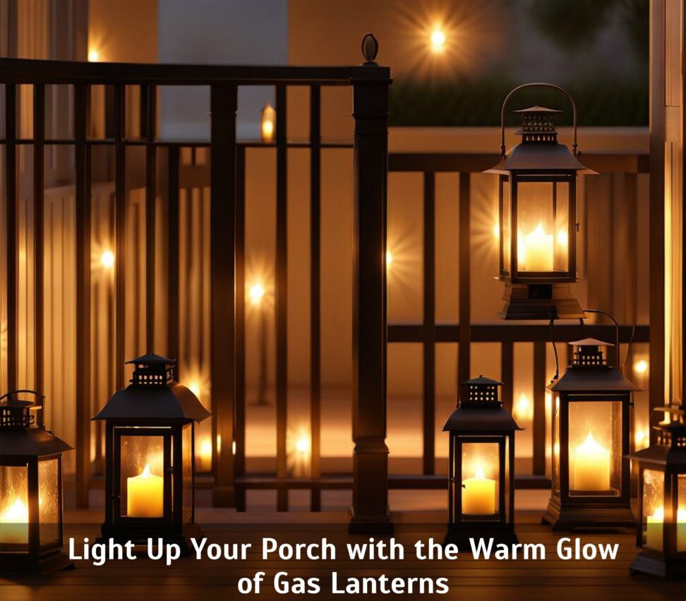 Light Up Your Porch with the Warm Glow of Gas Lanterns - Corley Designs