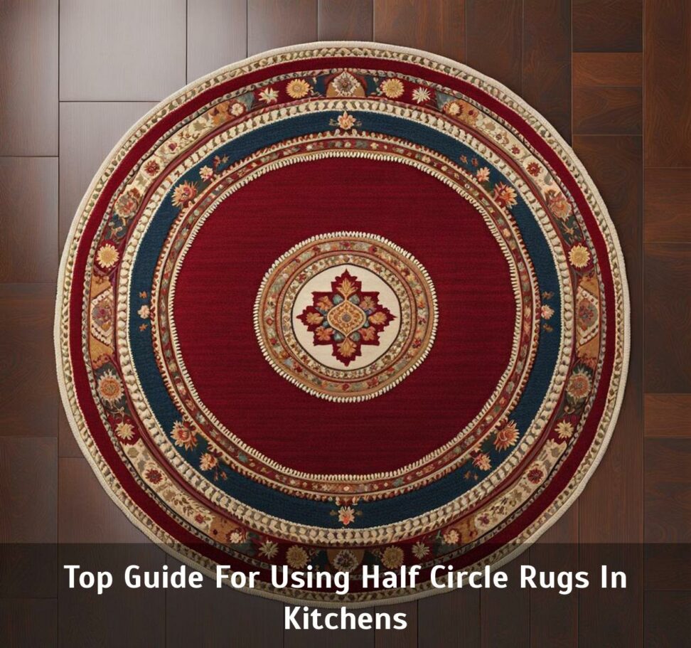 Top Guide For Using Half Circle Rugs In Kitchens - Corley Designs