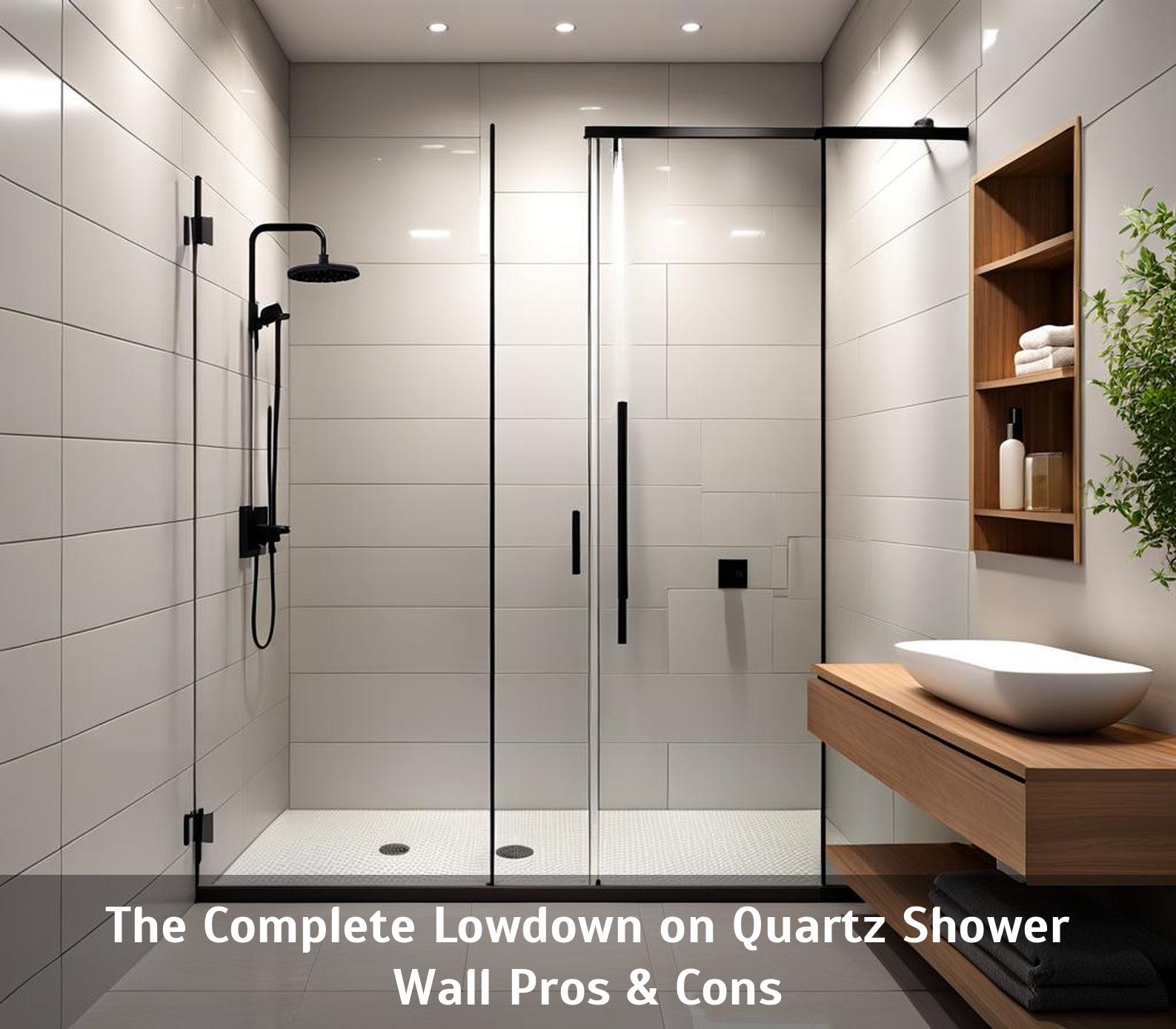 The Complete Lowdown on Quartz Shower Wall Pros & Cons - Corley Designs