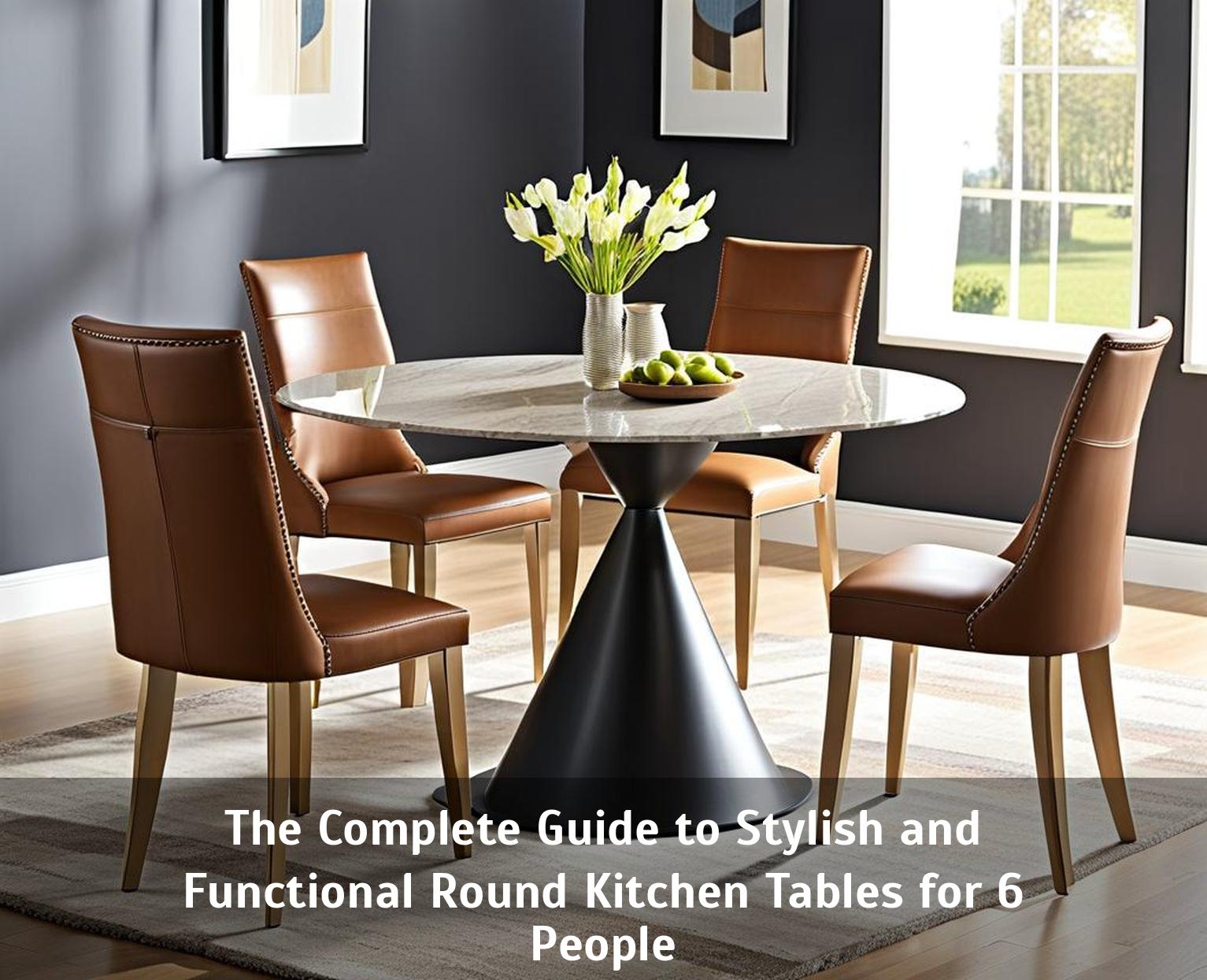 The Complete Guide to Stylish and Functional Round Kitchen Tables for 6 ...