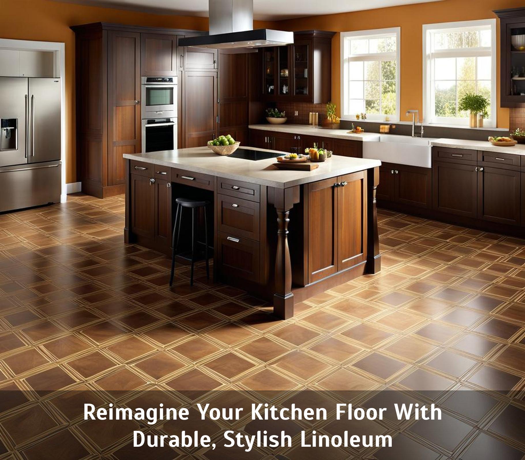 Reimagine Your Kitchen Floor With Durable, Stylish Linoleum - Corley 