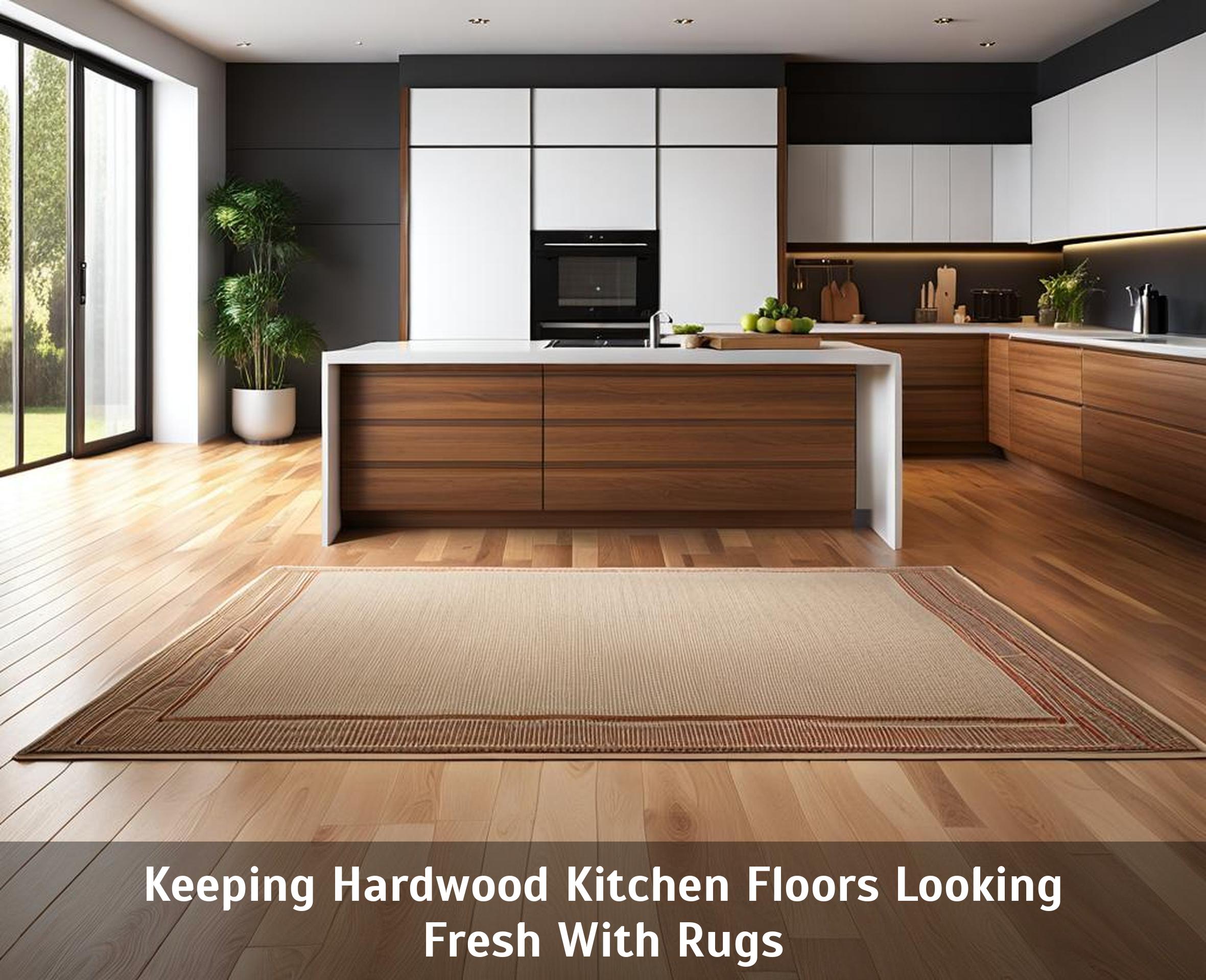 Keeping Hardwood Kitchen Floors Looking Fresh With Rugs - Corley Designs