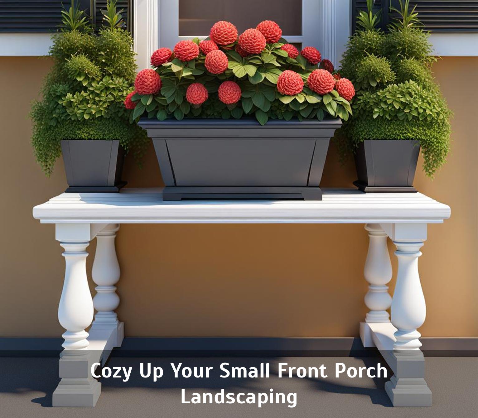 Cozy Up Your Small Front Porch Landscaping - Corley Designs