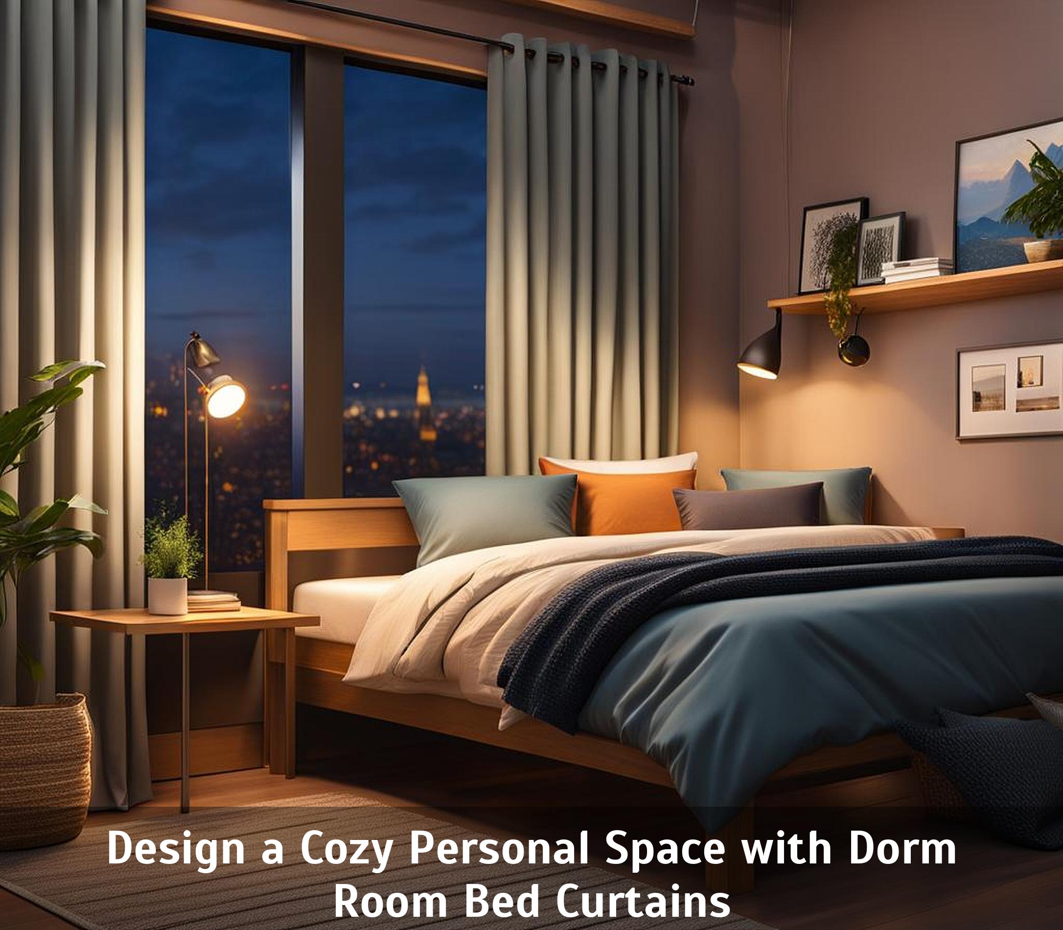 Design a Cozy Personal Space with Dorm Room Bed Curtains - Corley Designs