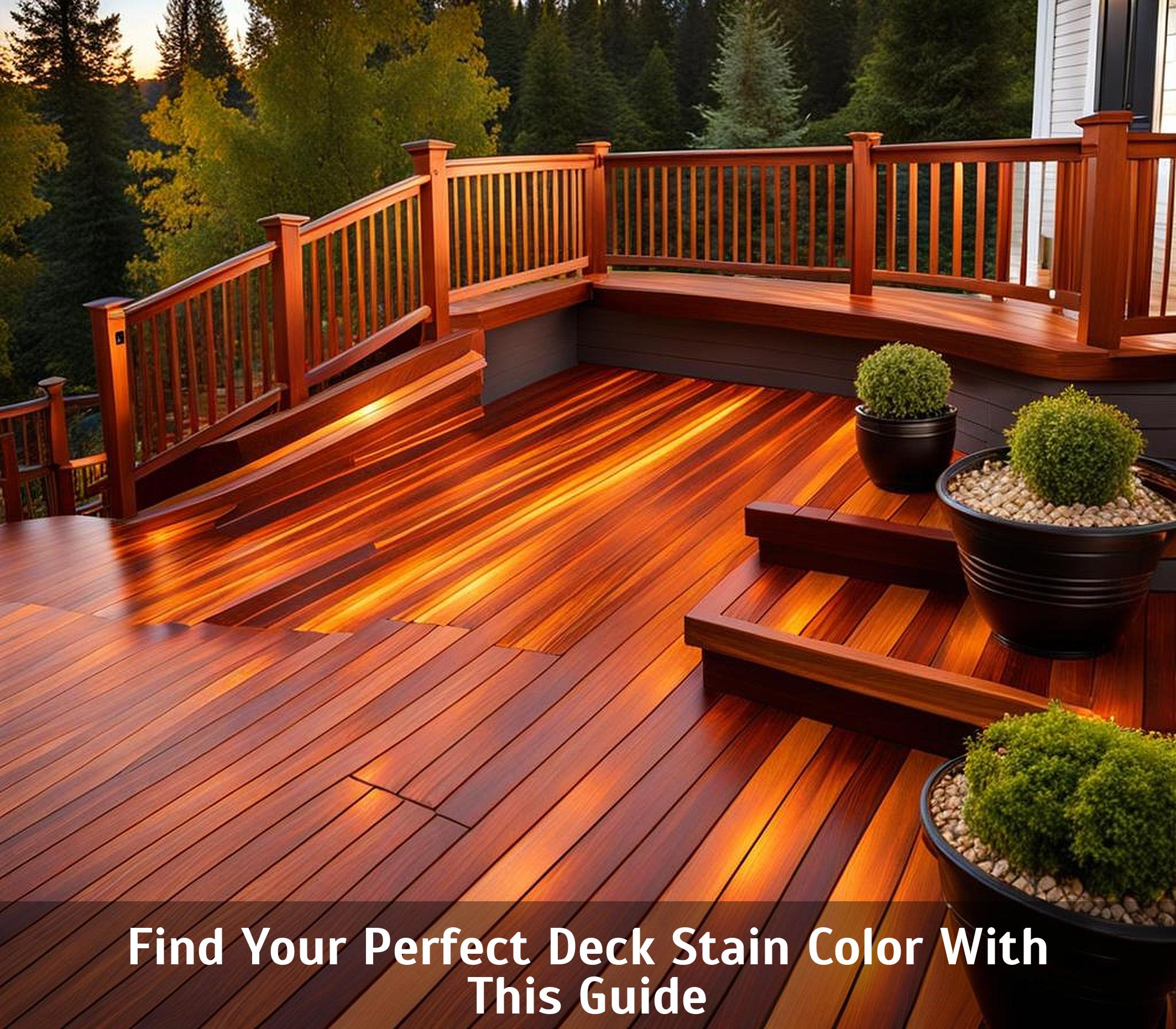 Find Your Perfect Deck Stain Color With This Guide Corley Designs