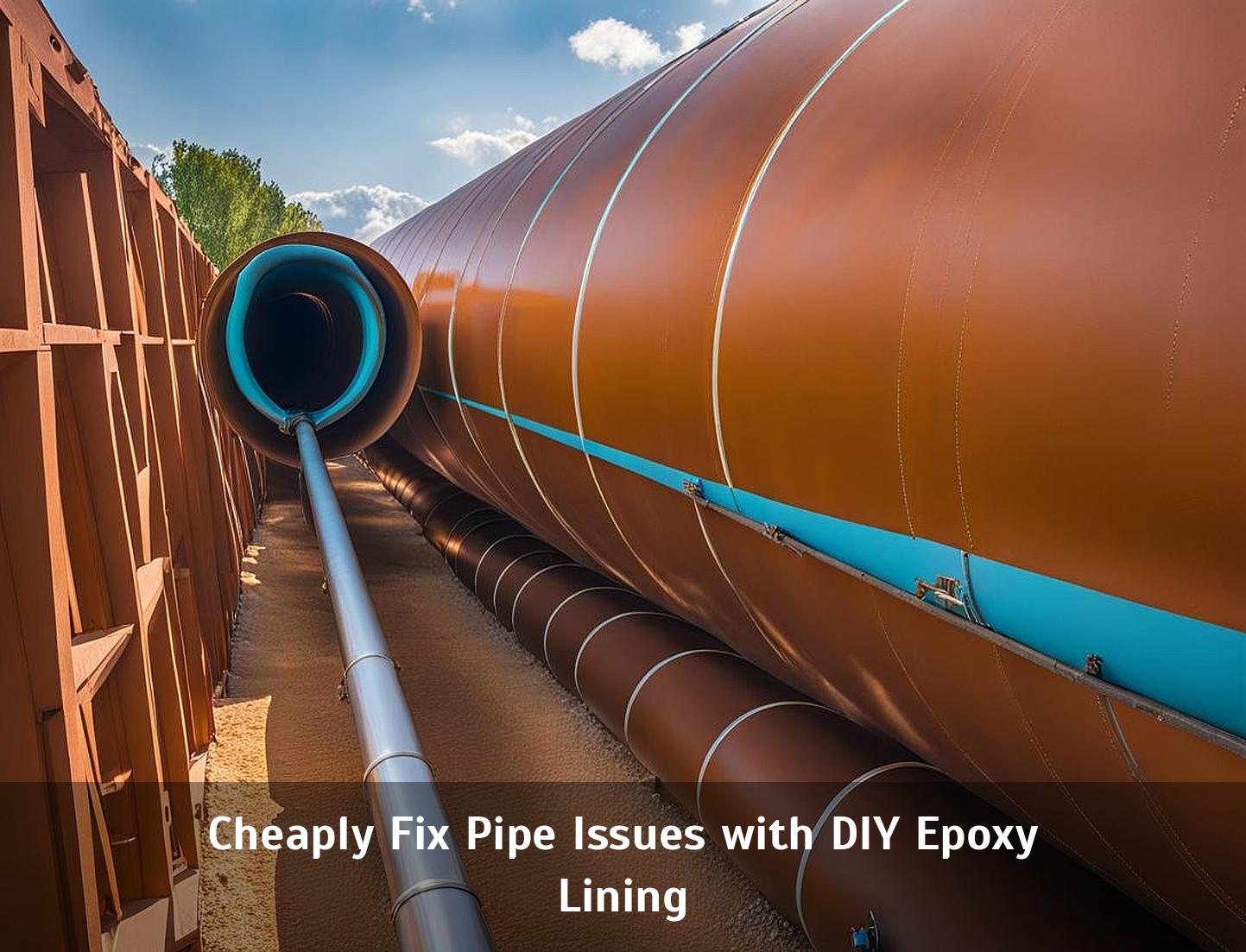 Cheaply Fix Pipe Issues with DIY Epoxy Lining - Corley Designs