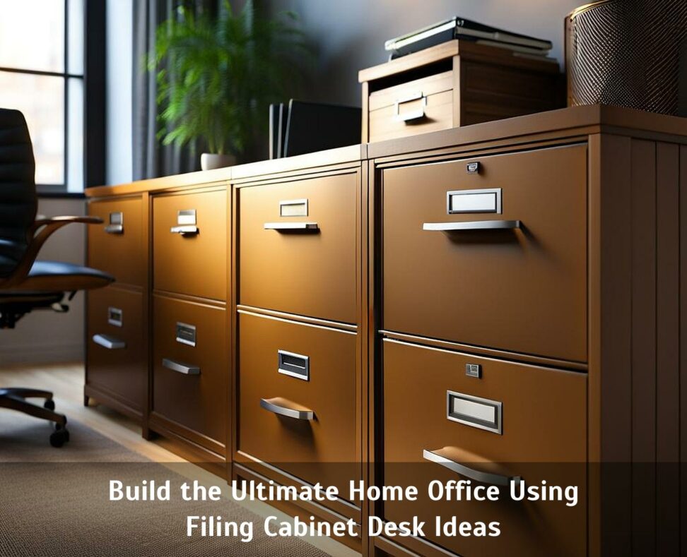 Build the Ultimate Home Office Using Filing Cabinet Desk Ideas - Corley ...