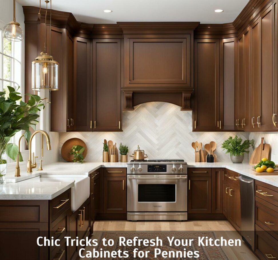 Chic Tricks to Refresh Your Kitchen Cabinets for Pennies - Corley Designs