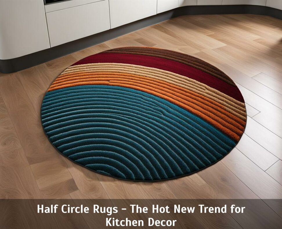 Half Circle Rugs - The Hot New Trend for Kitchen Decor - Corley Designs