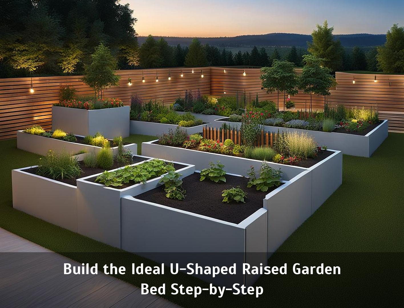 Build the Ideal U-Shaped Raised Garden Bed Step-by-Step - Corley Designs