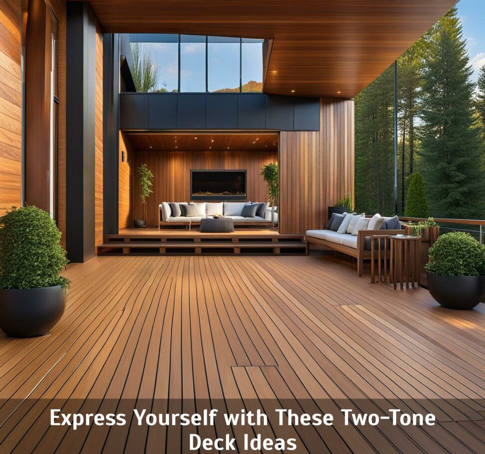 Express Yourself with These Two-Tone Deck Ideas - Corley Designs